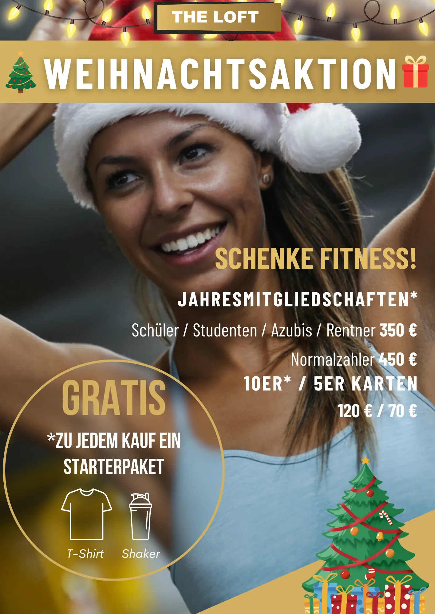 Weihnachtsaktion 2025 Schenke Fitness