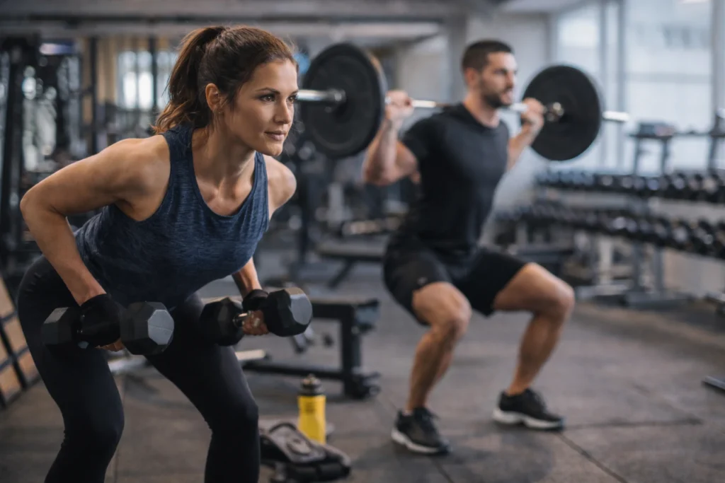 Alltagstaugliches Training im Fitnessstudio mit klarer Trainingsroutine